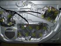 HYUNDAI GETZ - шумоизоляция дверей автомобиля